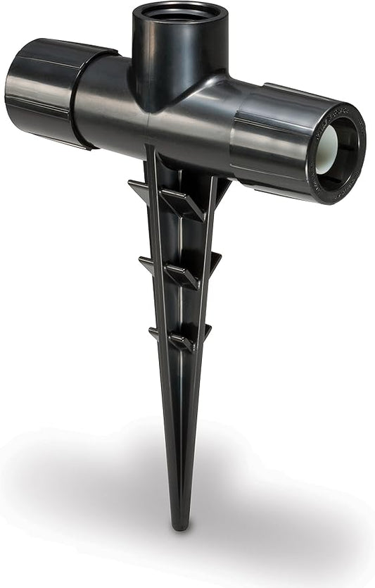 Rain Bird EFBIGT/1S Drip Irrigation Easy Fit Spiked Tee for Riser Mounted Micro-Sprays, Fits All 1/2" and 5/8" Tubing