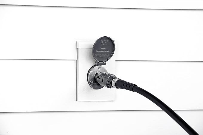 Aquor Wall Hydrant V1+ Frost-Free Outdoor Faucet with Quick-Connect and Anti-Siphon, 8 inch, Slate Gray Polymer