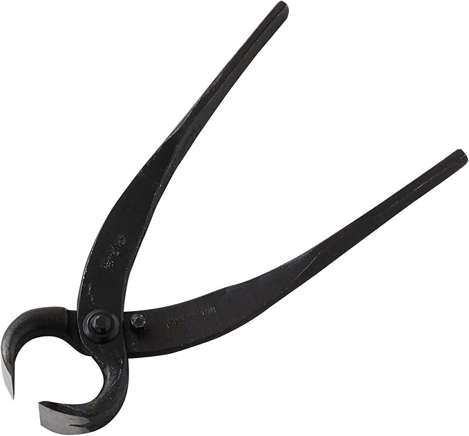 Wazakura Hand Forged Bonsai Root Cutter MADE IN JAPAN 6.7 inch (170 mm), Black Carbon Steel Bonsai Tree Cutter for Branch and Roots, Multipurpose Japanese Gardening Tools
