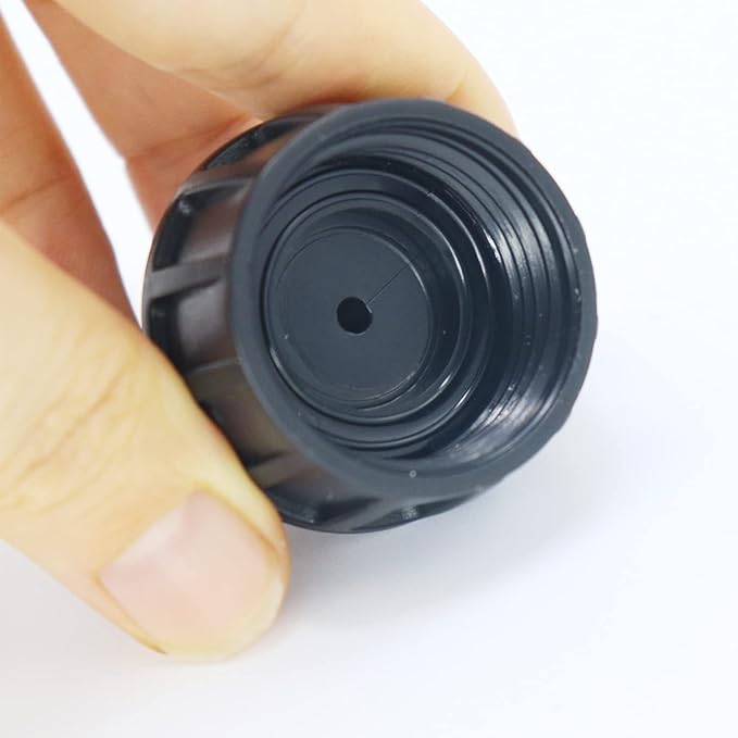 1/4 Inch Drip Irrigation Tubing to 3/4 Inch Garden Faucet Adapter 4PCS Water Drip Hose Adapter Connectors Drip Irrigation Fitting Parts with Washers