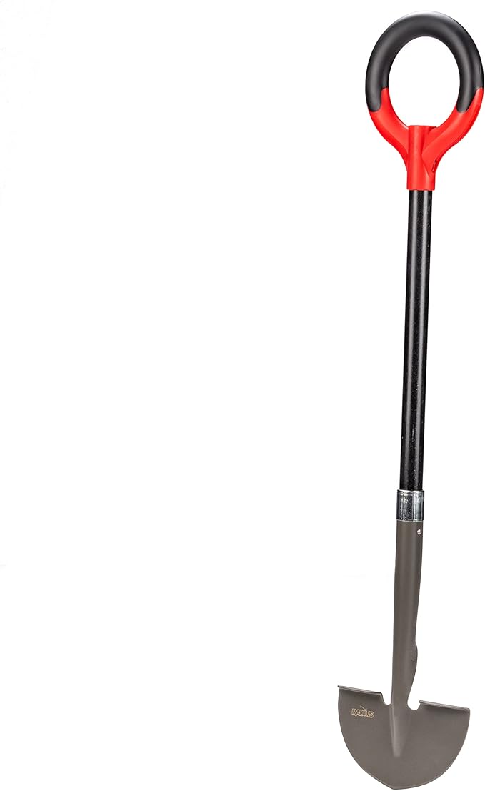 Radius Garden 25611 Pro-Lite Ergonomic Carbon Steel Edger, Red