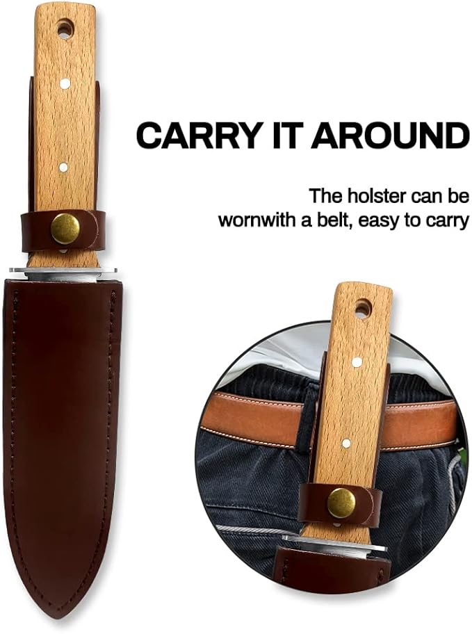 Minamino Hori Hori Garden Knife,Ideal for Gardening Weeding Digging Cutting Planting Landscaping