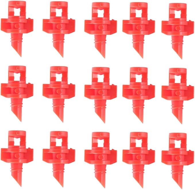 100 Pcs 360 Degree Refraction Atomized Dripper Micro Garden Sprinkler Sprayer Hydroponic Garden Irrigation