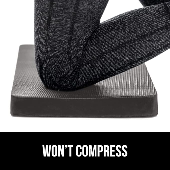 Gorilla Grip Extra Thick Kneeling Pad, Supportive Soft Foam Cushioning for Knee, Water Resistant Construction for Gardening, Bathing Baby, Workout Supplies, Lightweight, Garden Work Gifts