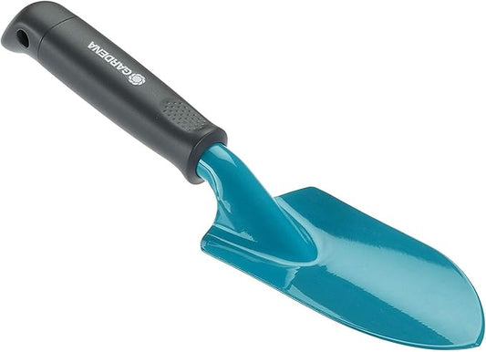 GARDENA Classic Hand Trowel: Universal Spade for Planting and transplanting in The Garden and on The Balcony, Steel, Corrosion-Resistant, Ergonomic Handle, 8 cm Working Width (8950-20)