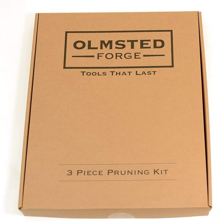 OLMSTED FORGE Pruning Tool Kit, 3 pcs: Pruner, Saw & Lopper