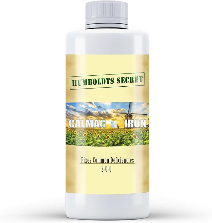 Humboldts Secret Calcium, Magnesium and Iron Supplement – Hydroponic Supplies – Liquid Nutrient Fertilizer – Supports Vegetative and Flowering Stage – 8 Ounce