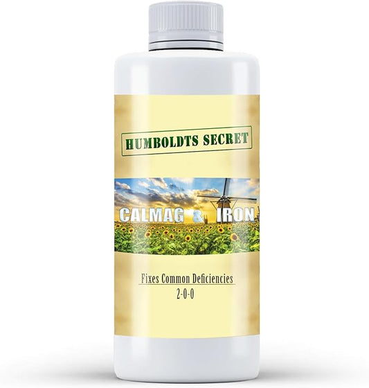 Humboldts Secret Calcium, Magnesium and Iron Supplement – Hydroponic Supplies – Liquid Nutrient Fertilizer – Supports Vegetative and Flowering Stage – 8 Ounce