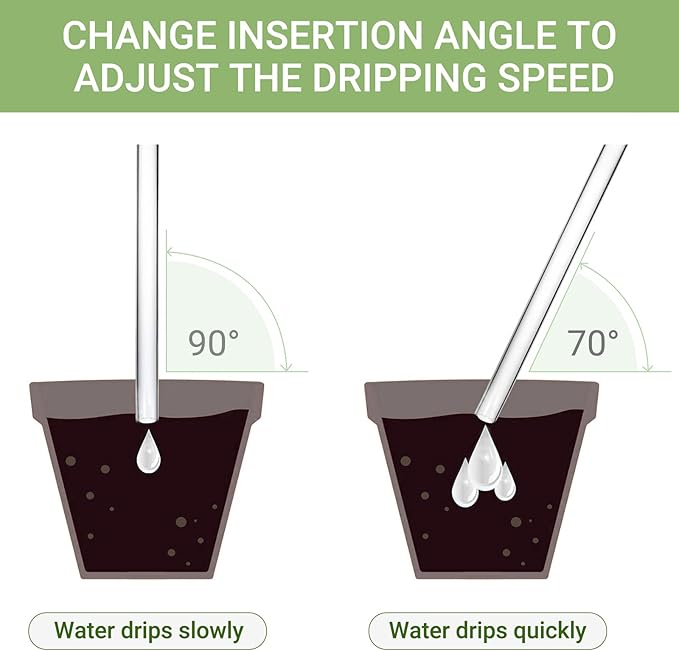 Mkono Plant Self Watering Globes Glass Water Bulbs for Planter Insert, Bird Shape Self Watering Devices Automatic Plant Waterer Spikes for Indoor Outdoor Plants, Gifts for Plant Lovers, 2 Pack