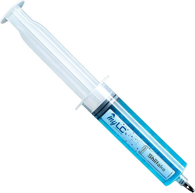 Mycelium’s Shiitake Gourmet Mushroom Kit | 8LBS Oak & Soy Hull with Millet Blend | 20ML Liquid Culture Syringe | All-in-One Complete Cultivation Kit | Pre-Sterilized - Home Growing Made Easy