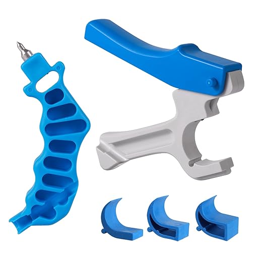 2 Pcs Drip Irrigation Hole Punch Tool,Watering System Drip Irrigation Tubing Hole Punch Used for 16/20/25/32 mm PE Pipe and Emitter Insertion