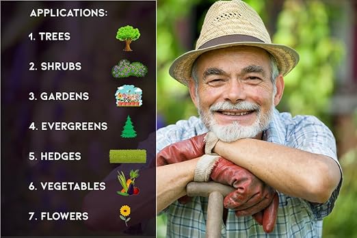 6-6-6 All Purpose Professional Garden Fertilizer - Fuel Robust Growth in Shrubs, Trees, Gardens, and Flowers - 3 QUARTS