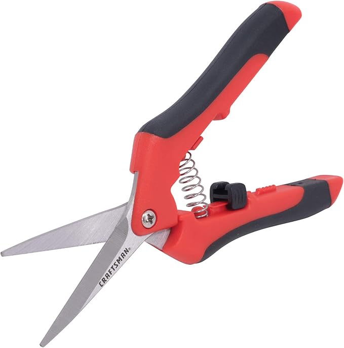 CRAFTSMAN 3-Piece Trimming & Sculpting Set with Bypass Pruning Shears, Garden Snips & Hedge Shears for Shaping, Trimming Delicate Plants, Shrubs & Trees