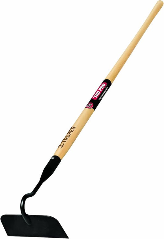 Truper 33574 Tru Pro 7-Inch Forged Meadow Hoe, Ash Handle, Socket Pattern, 60-Inch