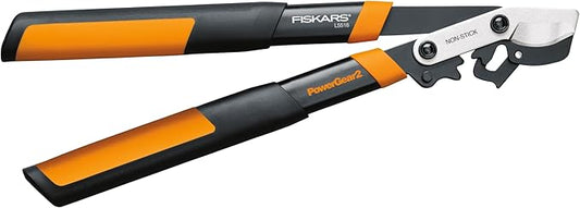 Fiskars 18-Inch Loppers for Tree Trimming, Heavy Duty, Sharp Bypass Steel Blade Tree Branch Cutter up to 1.5-Inch Diameter Cut Capacity, PowerGear2 Technology Multiplies Power, Hand Loppers