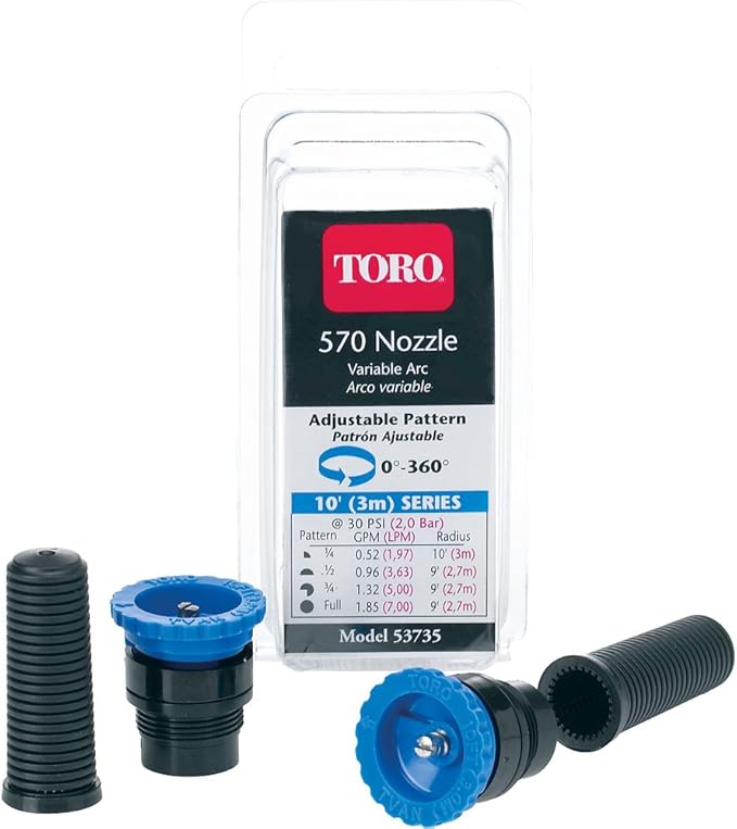 Toro 53735 Adjustable Underground Sprinkler Nozzle 10-Foot Spray