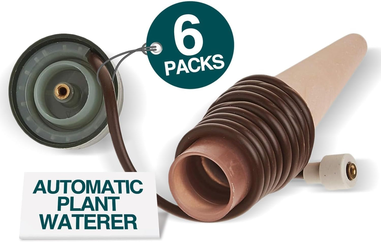 Blumat Classic Plant Watering Stakes (6 Pack) (with Adapter)