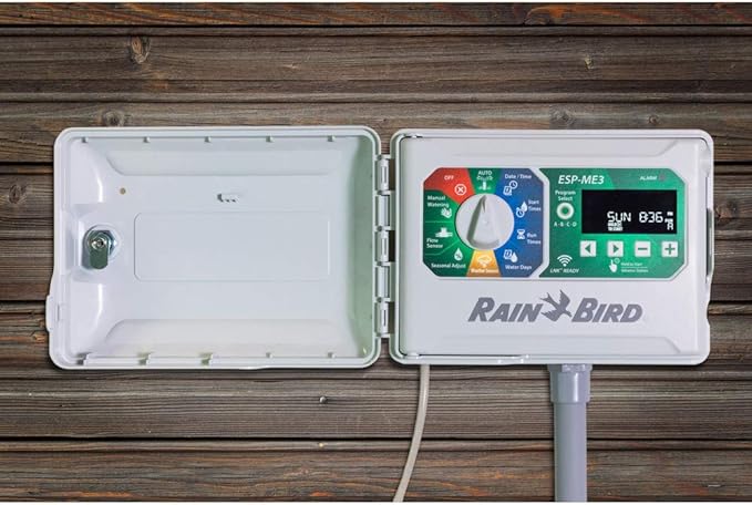 Rain-Bird Controller Indoor Outdoor Lawn Irrigation Sprinkler Timer ESPME3 (Controller Only)