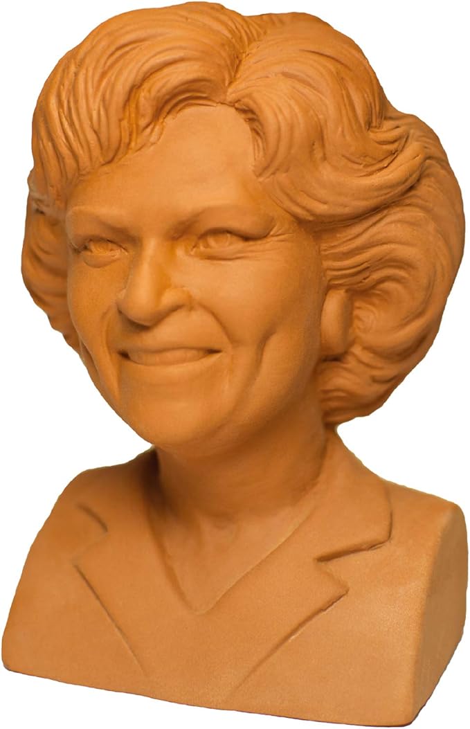 Chia Pet Golden Girls - Rose with Seed Pack, Decorative Pottery Planter, Easy to Do and Fun to Grow, Novelty Gift, Perfect for Any Occasion