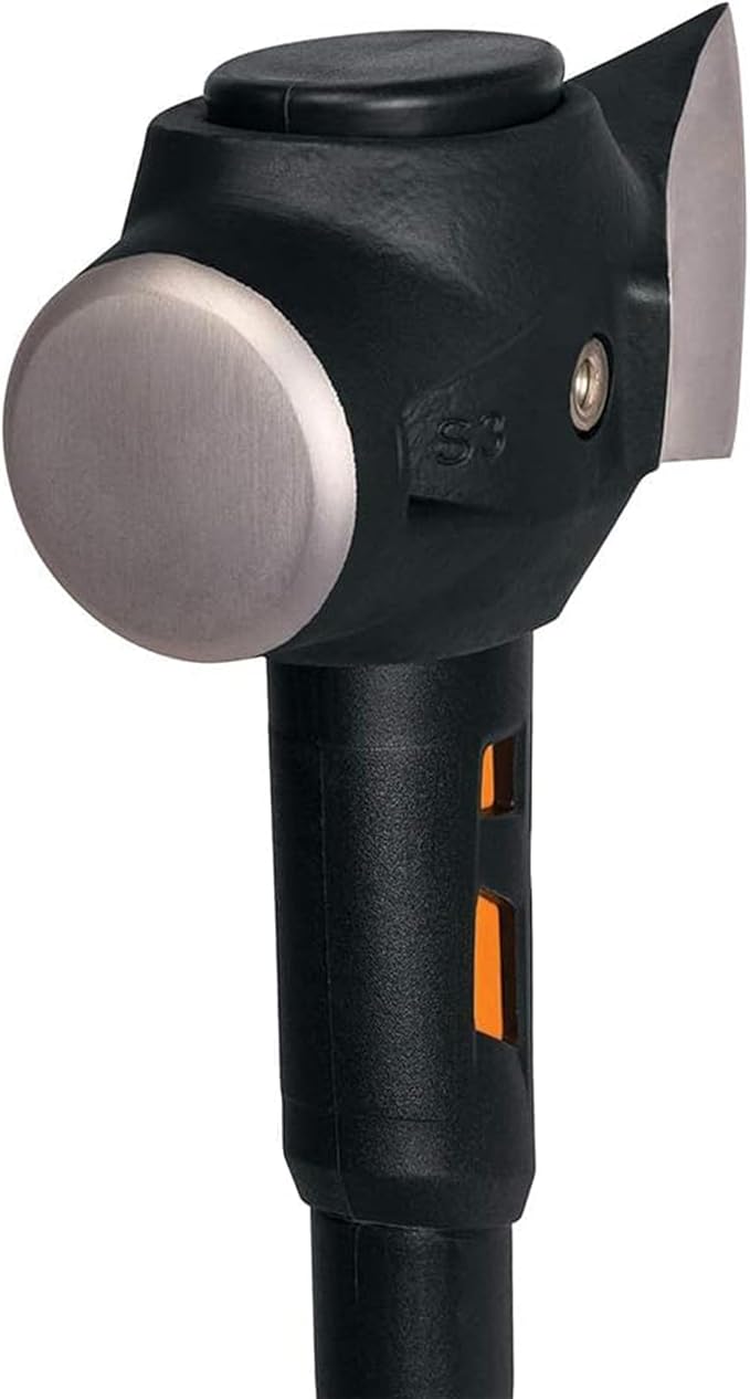 Fiskars Pro IsoCore Splitting Maul and Stainless Steel Axe, with Shock Reduction, 6 lb, 36 in