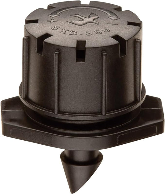 Rain Bird MBSPF10S Drip Irrigation Self-Piercing Micro-Bubbler, 360° Full Circle Pattern, 0 - 3' Spray Distance, 10-Pack