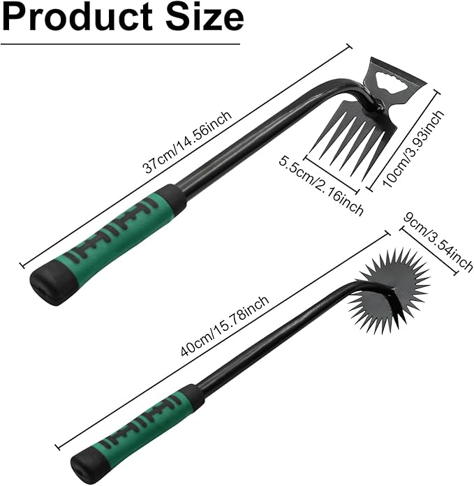 4 Pack Uprooting Weed Pulling Tools,Garden Hand Weeder Tools, Manual Multifunctional Weeders Gardening Tools for Yard and Garden