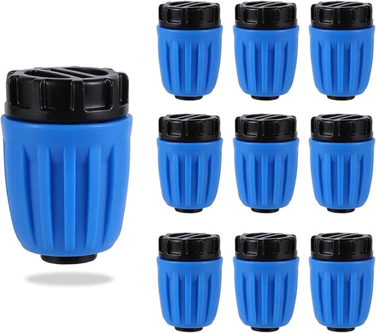 1/2" Blue Drip Irrigation Plug,for 1/2 inch (16mm) Irrigation Tubing(OD 0.620 in.ID is 0.520. in) (10 Pcs Blue)