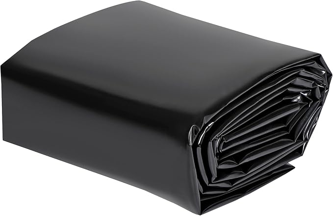 Pond Liners 15 x 20 Feet, Easy Cutting LDPE Pond Liner 20 Mil, High Preformed Koi Pond Liner for Ponds, Streams, Fountains and Garden Waterfall