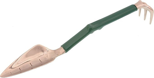 Tierra Garden Trake, Trowel and Rake Garden Hand Tool Combo, Lightweight & Durable Garden Tool with Comfortable Grip for Planting & Cultivating