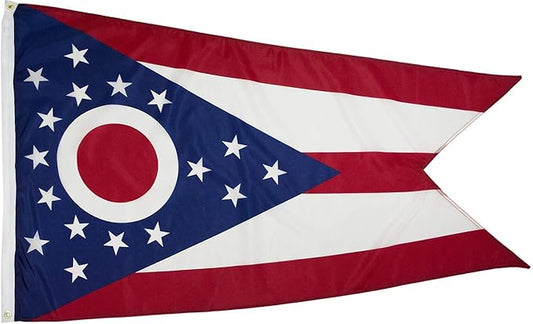 FlagSource Ohio Nylon State Flag, Made in the USA, 3x5'