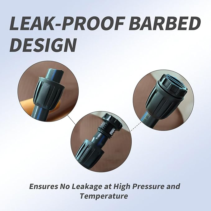 6 Pcs 1/2 inch irrigation fittings Drip Irrigation Hose Connector 1/2 Inch Drip Irrigation Tubing Faucet Adapter 3/4 Inch Connector Garden Hose Adapter 3/4" to 1/2" Irrigation Hose Adapter