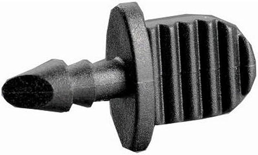 20 Pack (500 Total Fittings) Orbit 1/4 Inch Drip Barbed End Plug for Drip Irrigation Tubing - 25 Pack