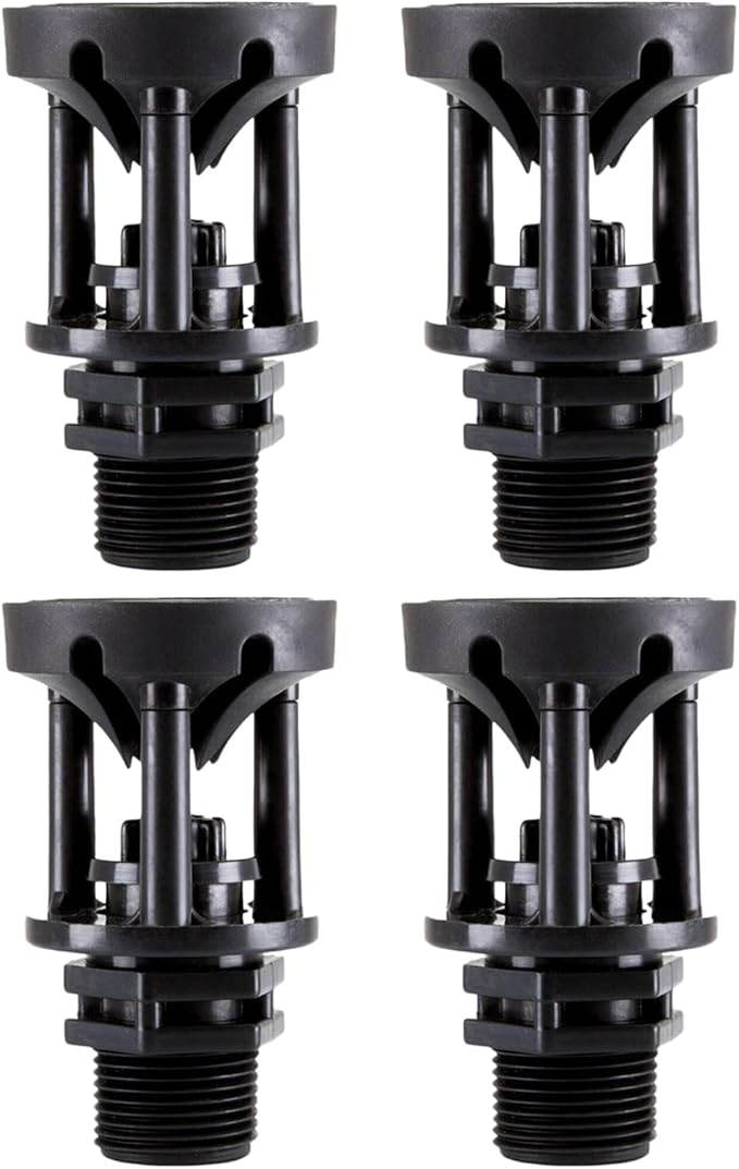 4 Pack Wobbler Irrigation Sprinkler, 1/2 inch Water Saving Wobbler Sprinkler Head, 46 to 79 ft Spray Distance Garden Wobblers for Irrigation Medium Lawn, Yard and Areas