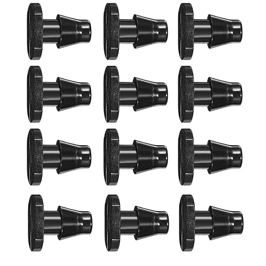 200 Pieces Drip Irrigation End Plug for 1/4 Inch Tube Closure Goof Hole Plugs Irrigation Stopper