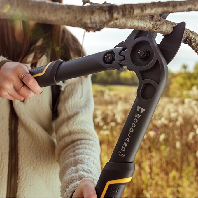 Woodland Tools Co. Lightweight 16" Duralight Anvil Lopper - Gardening Tool for Cutting Dead and Dry Growth with Optimized Gear Design