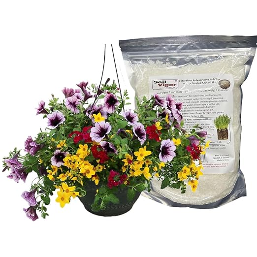 1 Pound Soilmoisture Trap Potassium Super Absorbent Hydro Gel Granules Polymer; Soil Vigor