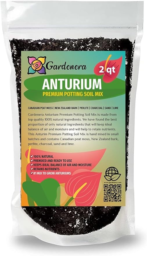 Anthurium Planting Medium - Enhance The Beauty of Your Indoor Garden - 2 QUARTS