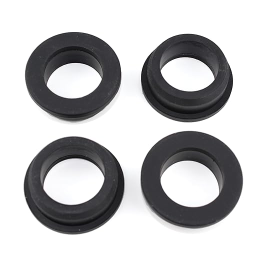 1-1/2 Inch Drill Hole, 1-1/8 Inch ID Silicone Rubber Grommets for Wiring, Firewall Hole Plug, Top Hat Grommets for 1-1/8 Inch OD Vinyl Tubing in Hydroponic and Irrigation Systems, 4 Pack