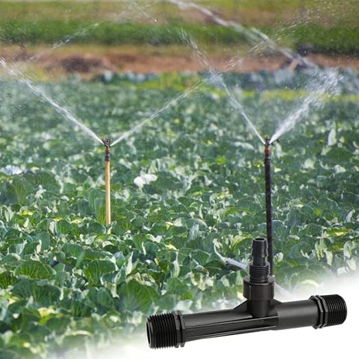 YXQ 1Inch Irrigation Venturi,Fertilizer Mixer Injectors Tube Agriculture Tool Plastic Black for Outdoor Garden Farm Lawn 2Pcs