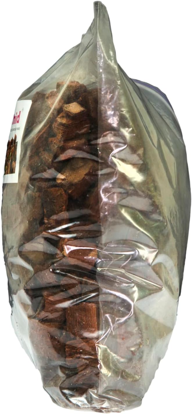 Premium Orchid Potting Mix - 3 Quarts Blend with Bark, Charcoal & Moss - Bonus Burgeon Awakening Fertilizer for Enhanced Growth & Bloom