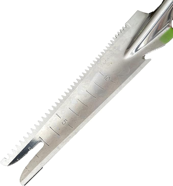 Garden Guru Hand Weeder Trowel with Ergonomic Handle – Stainless Steel Weeding & Digging Knife – Rust Resistant - Perfect for Weeding, Transplanting, Digging, Pruning, Cutting