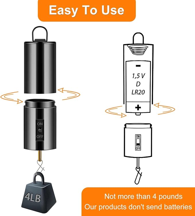 Wind Spinner Motor Hanging Display Motor Battery Operated 20 RPM Rotating Motor Multi-Purposes for Wind Spinner Mobile Yard Decor Hanging Ornaments Outdoor Sculptures-Medium Speed