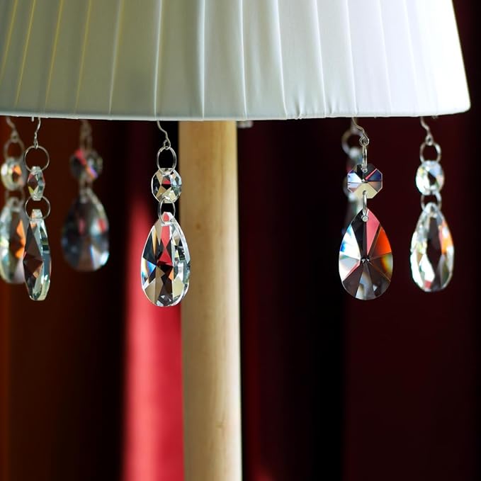 12pcs Crystal Suncatchers, Hanging Crystals Chandelier Prisms for Windows, Rainbow Maker Home Decoration