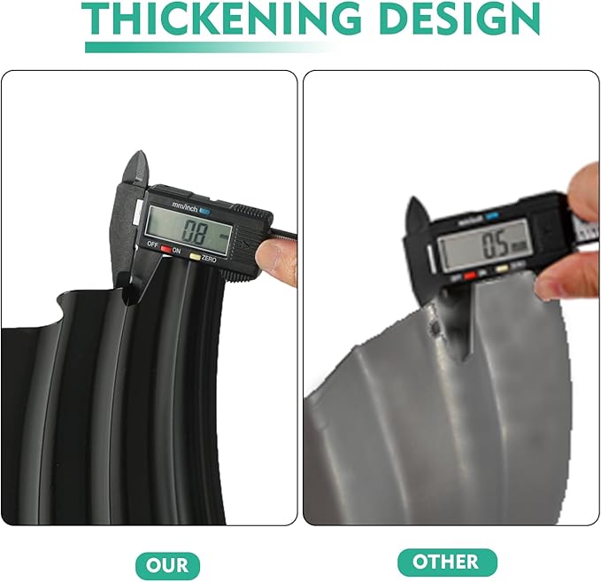 32 Inch Diameter Black Galvanized Garden Raised Bed/Plant Box/Fire Ring - 0.8mm Thick,12 Inch Tall, Perfect for Planting a Variety of Flowers,Herbs,Vegetables (2.7 FT Diameter, Round)