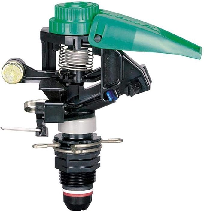 Rain Bird P5-R PLUS Plastic Impact Sprinkler with Nozzle Set, Adjustable 20° - 360° Pattern, 24' - 45' Spray Distance