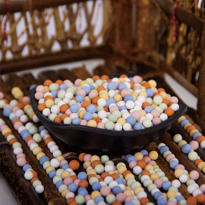 2LBS Garden Soil,Clay Pebbles Gardening Ceramsite Orchid Rocks Drainage Water Purification Ceramsite Decor Cultivation Soil Stone Horticultural Grade for Soil Hydroponics Aquaponics,Diameter 8-10mm