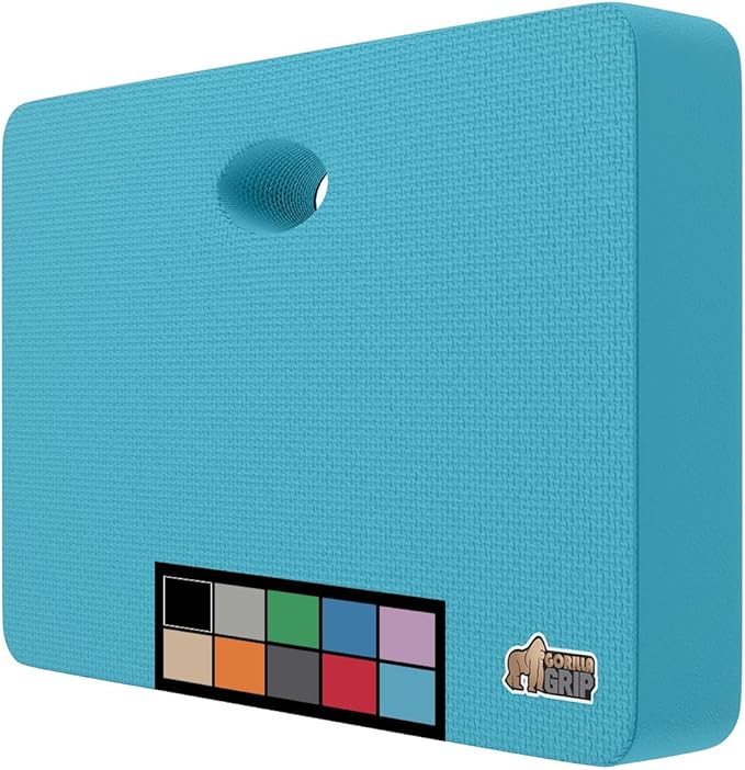 Gorilla Grip Extra Thick Kneeling Pad, Supportive Soft Foam Cushioning for Knee, Water Resistant Construction for Gardening, Bathing Baby, Workout Supplies, Lightweight, Garden Work Gifts