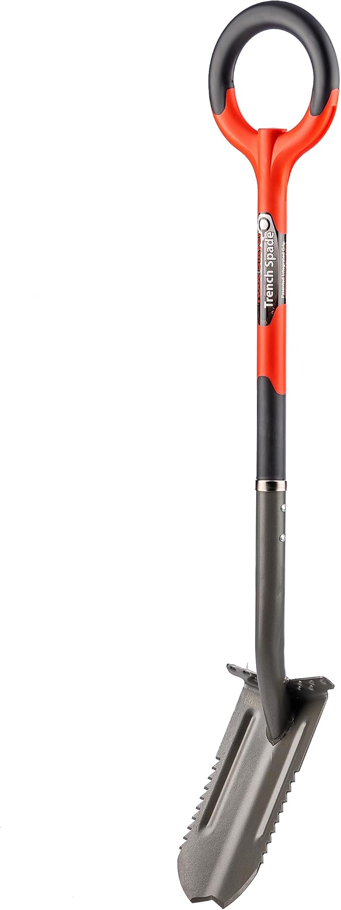 Radius Garden 23711 Root Slayer 42-Inch Carbon Steel Trench Spade, Red