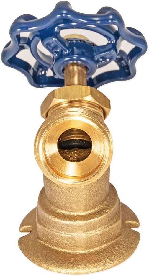 Eastman Brass Irrigation Sillcock Valve, 3/4 Inch FIP x 3/4 Inch MHT Connection, Brass Plumbing Fitting, 20223