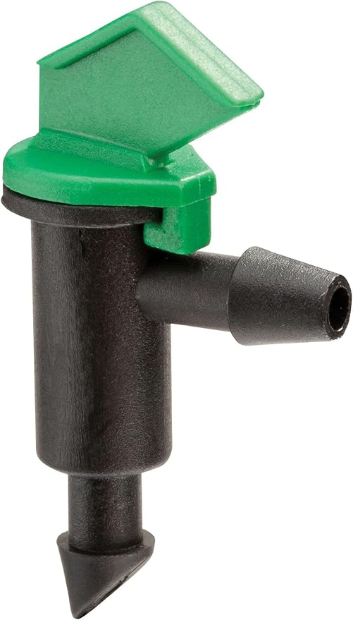 Rain Bird FE40-25S Drip Irrigation 4 Gallon Per Hour Flag Dripper/Emitter, 25-Pack,Green/Black